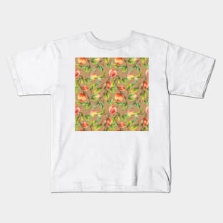 Peaches on the tree Kids T-Shirt